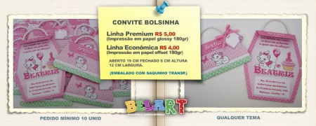 Convite Bolsinha